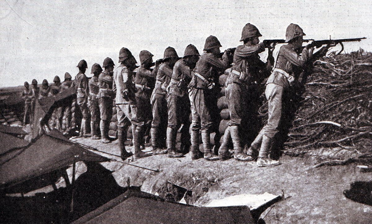 9-British-troops-manning-a-defensive-position-at-Modder-River